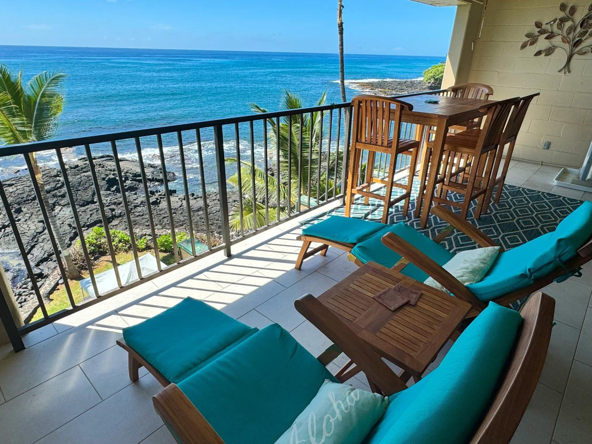 Oceanfront Luxury Condo カイルア・コナ エクステリア 写真